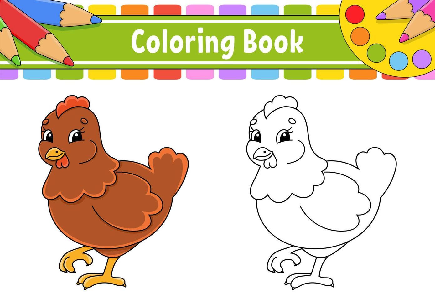 colorazione libro per bambini. cartone animato carattere. vettore illustrazione. nero contorno silhouette. Pasqua tema. isolato su bianca sfondo.