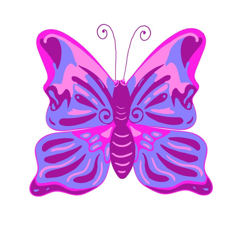 astratto la farfalla, colorato vettore illustrazione, luminosa modelli