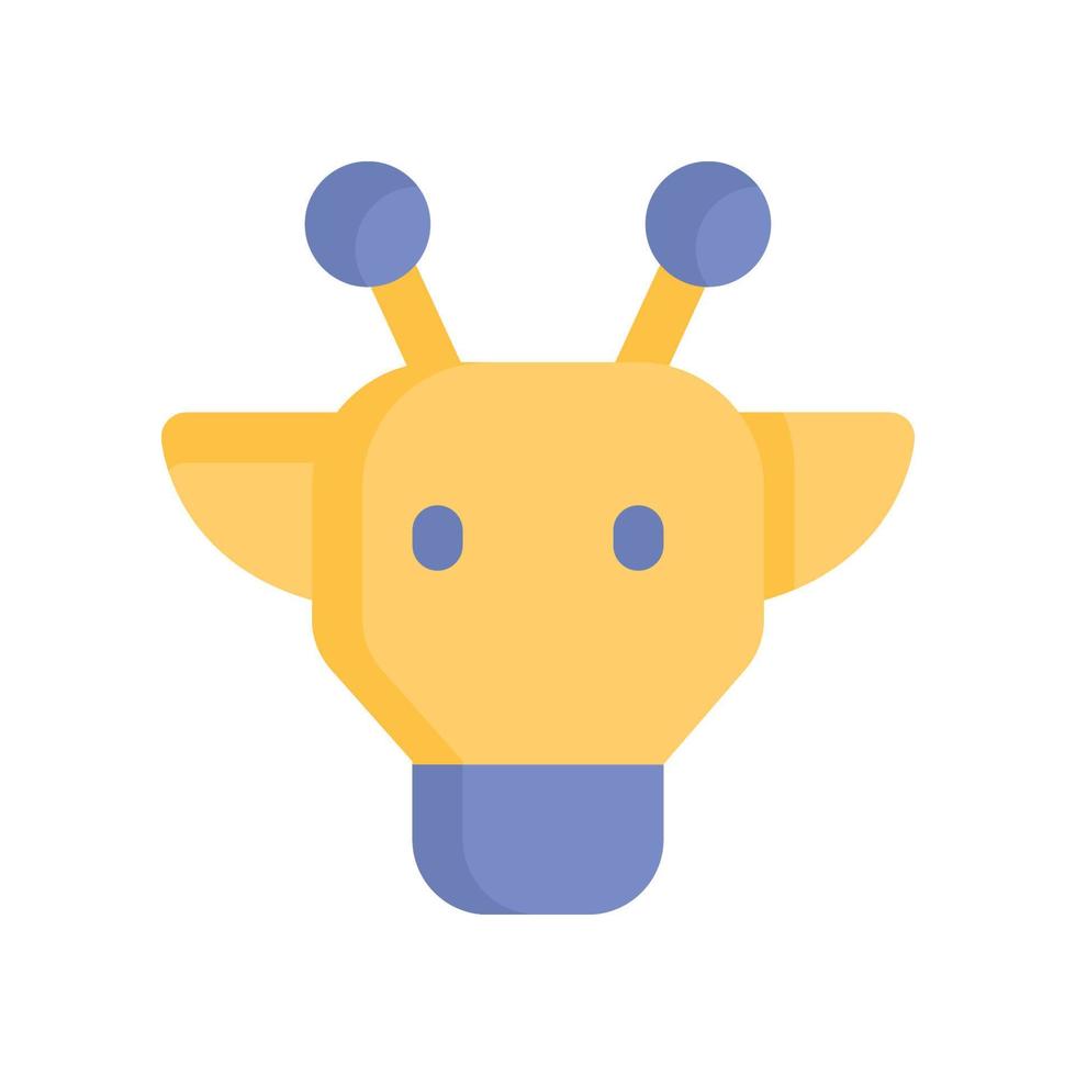 giraffa icona per il tuo sito web disegno, logo, app, ui. vettore