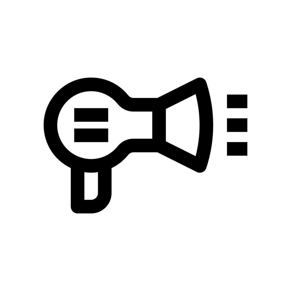 asciugacapelli icona per il tuo sito web disegno, logo, app, ui. vettore