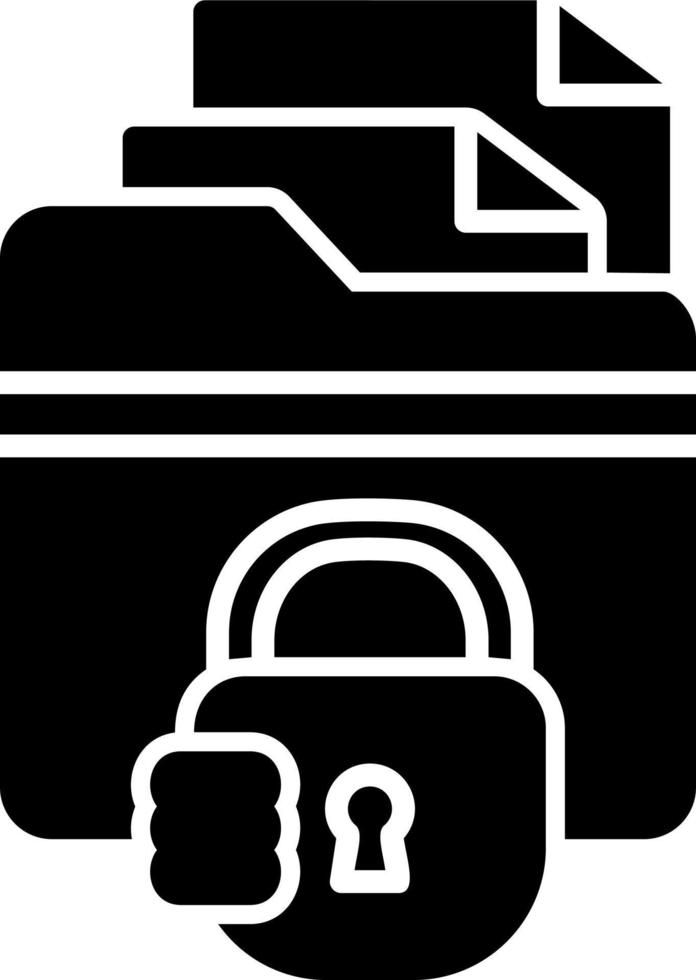 cartella sicurezza vettore icona