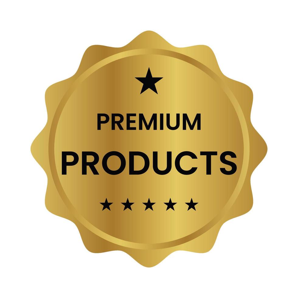 premio Prodotto etichetta, sigillo, etichetta, francobollo, etichetta vettore icona per shopping sconto promozione