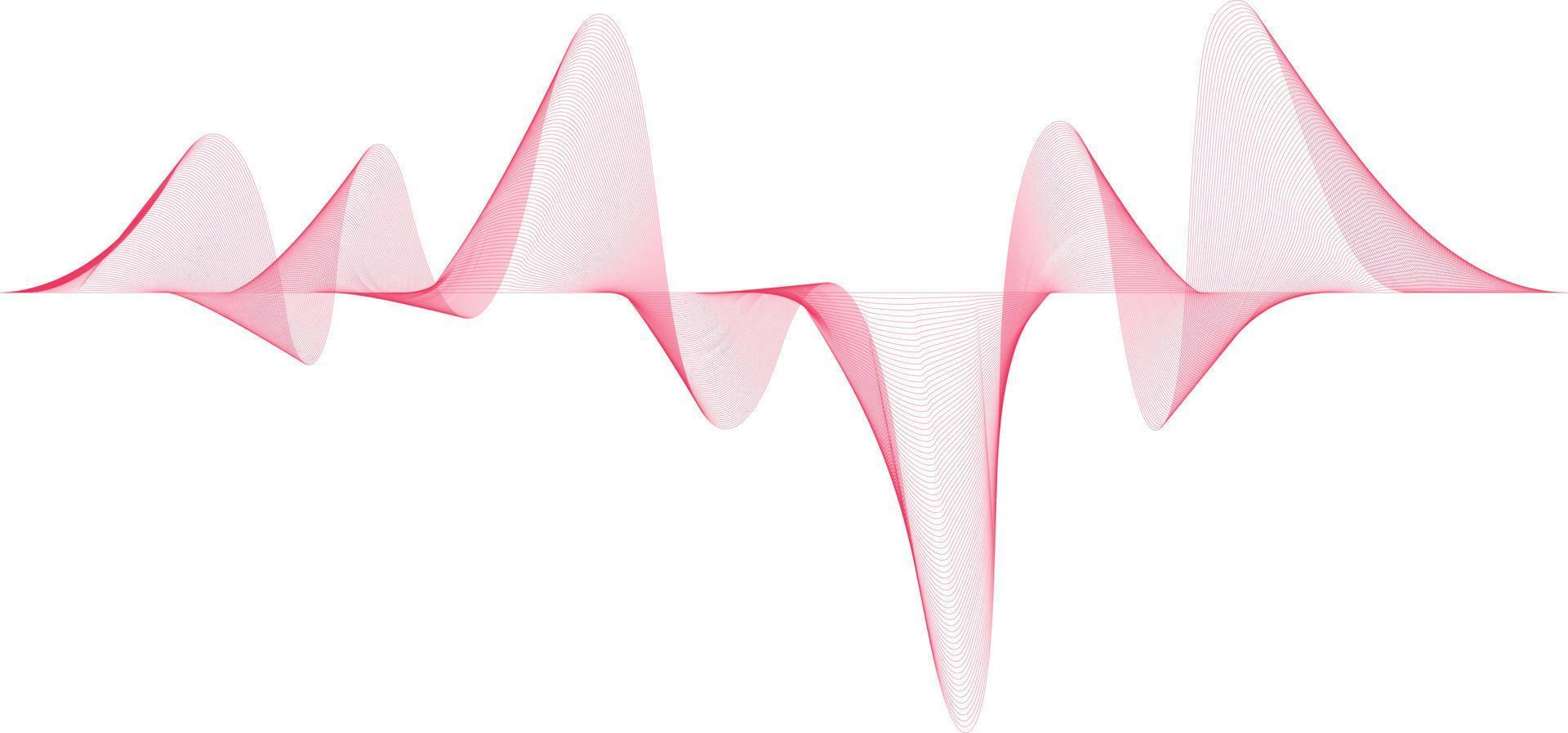 magro linea ondulato astratto vettore sfondo. curva onda senza soluzione di continuità modello. linea arte a strisce grafico modello. vettore illustrazione