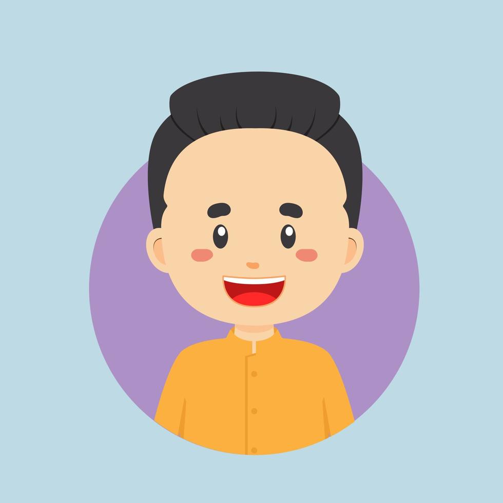 avatar di un' Tailandia personaggio vettore