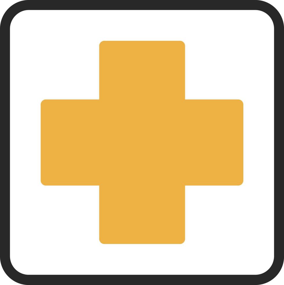 ospedale simbolo vettore icona design