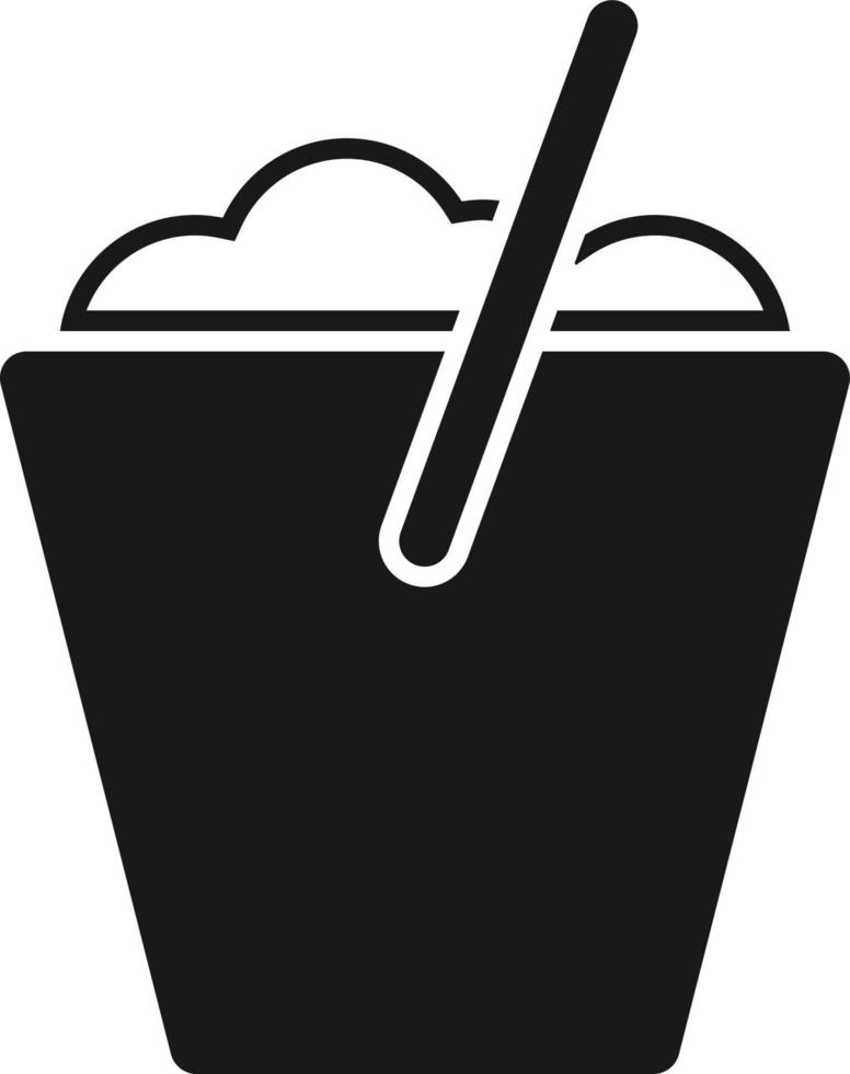 secchio pulizia vettore icona illustrazione isolato su bianca sfondo