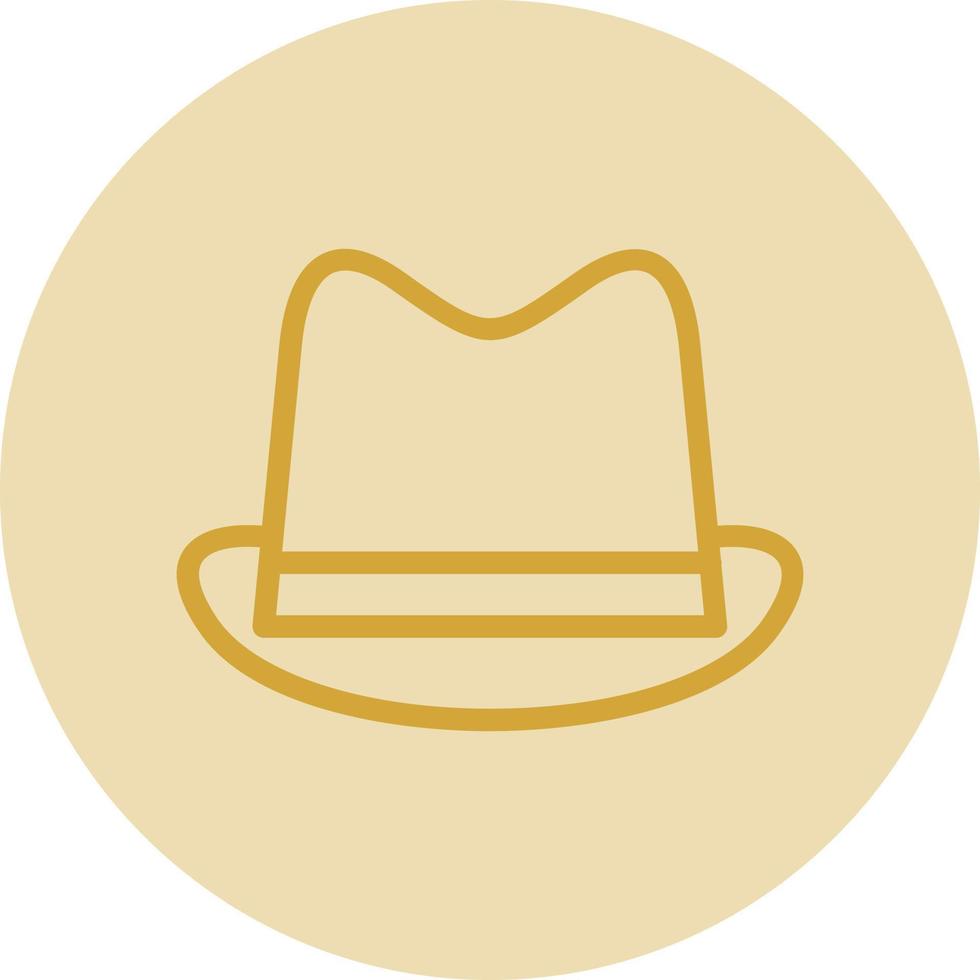 cappello cowboy vettore icona design