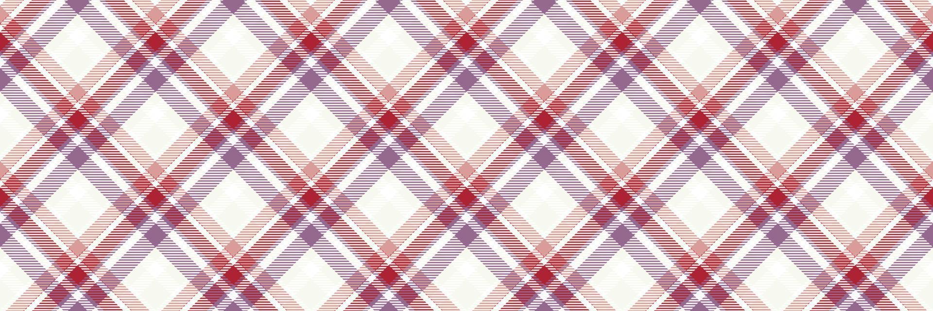 vettore plaid modello è un' fantasia stoffa consistente di criss attraversato, orizzontale e verticale bande nel multiplo colori.plaid senza soluzione di continuità per sciarpa, pigiama, coperta, piumino, kilt grande scialle.