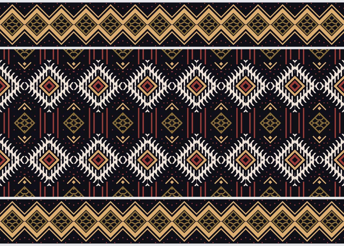etnico modello. tradizionale fantasia tappeti esso è un' modello creato di combinando geometrico forme. creare bellissimo tessuto modelli. design per Stampa. utilizzando nel il moda industria. vettore