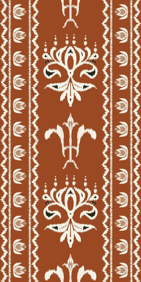 africano ikat paisley ricamo. ikat modello tribale astratto geometrico tradizionale etnico orientale design per il sfondo. gente, indiano, scandinavo, zingaro, saree Borneo tessuto confine ikkat vettore