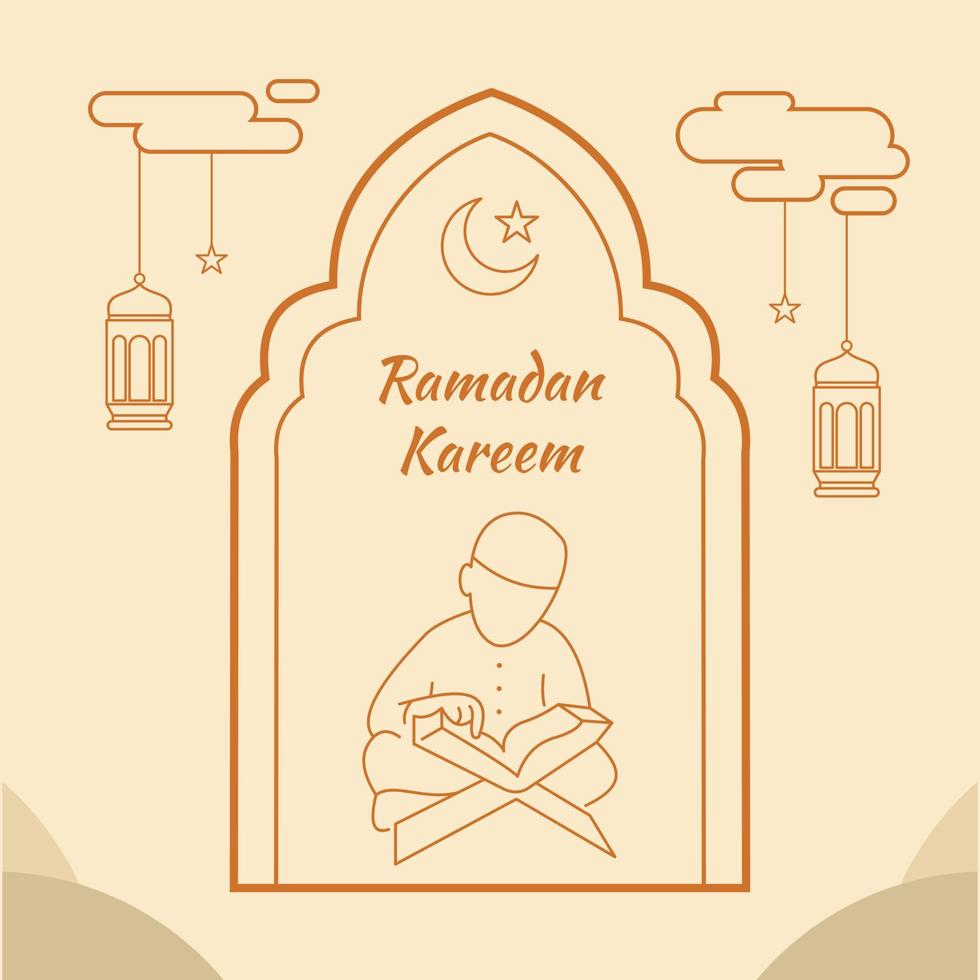 design ramadan kareem vettore