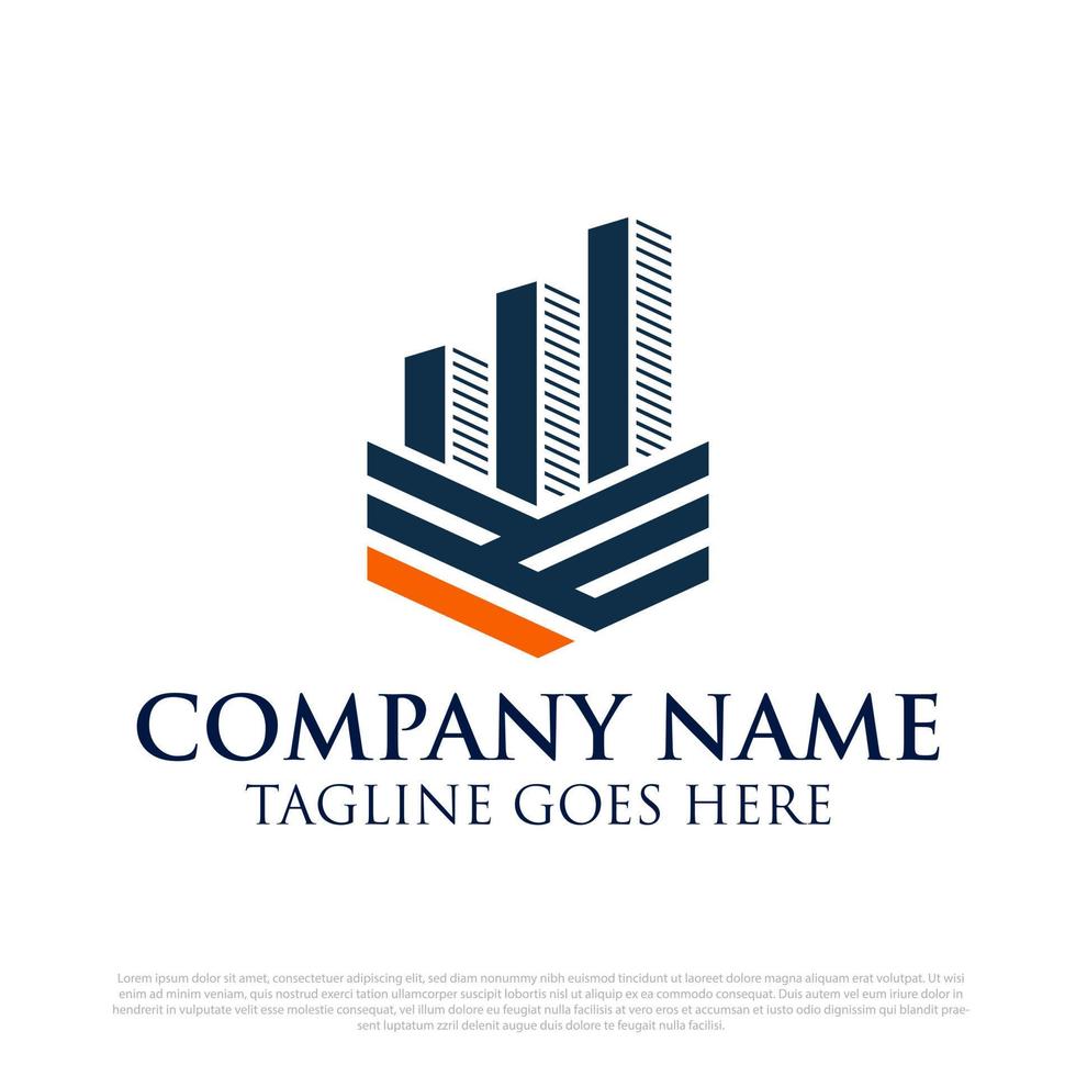moderno contabilità e finanza logo ispirazioni, migliore per contabilità, finanza, vero tenuta commerciale marca vettore