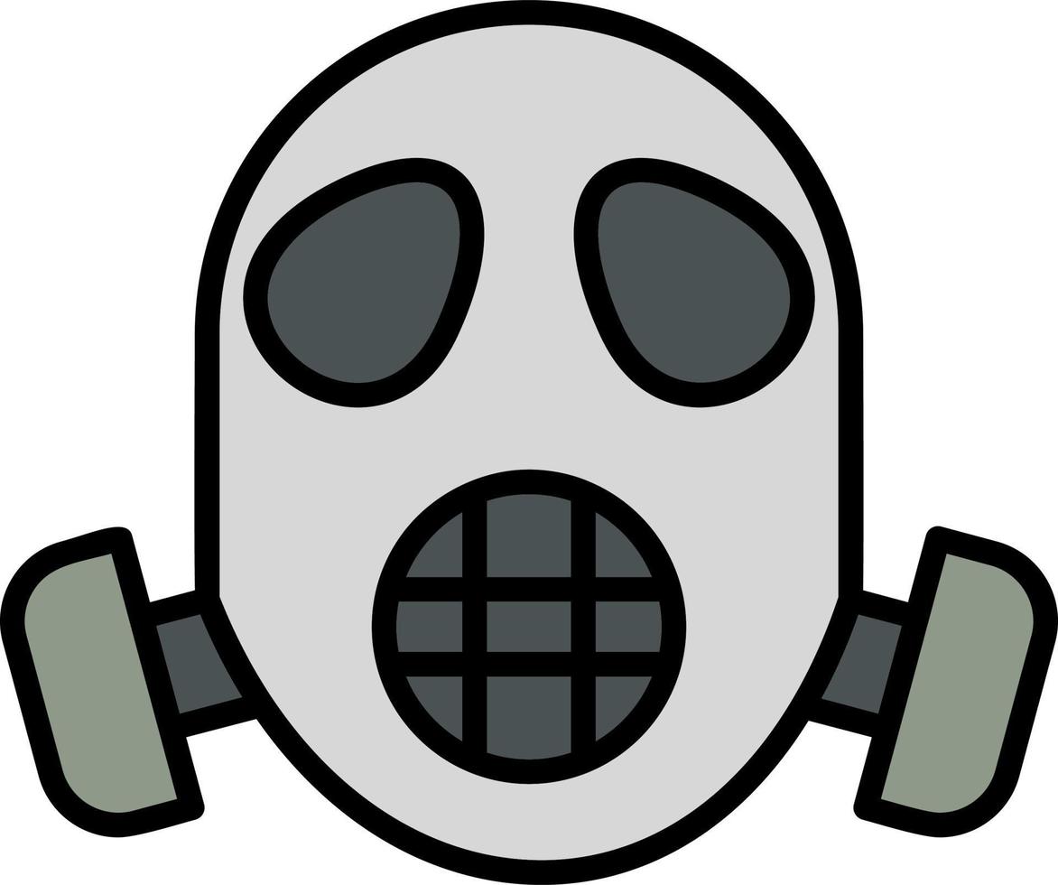 respiratore maschera vettore icona