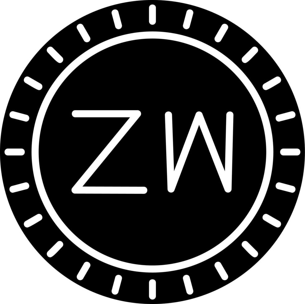Zimbabwe comporre codice vettore icona