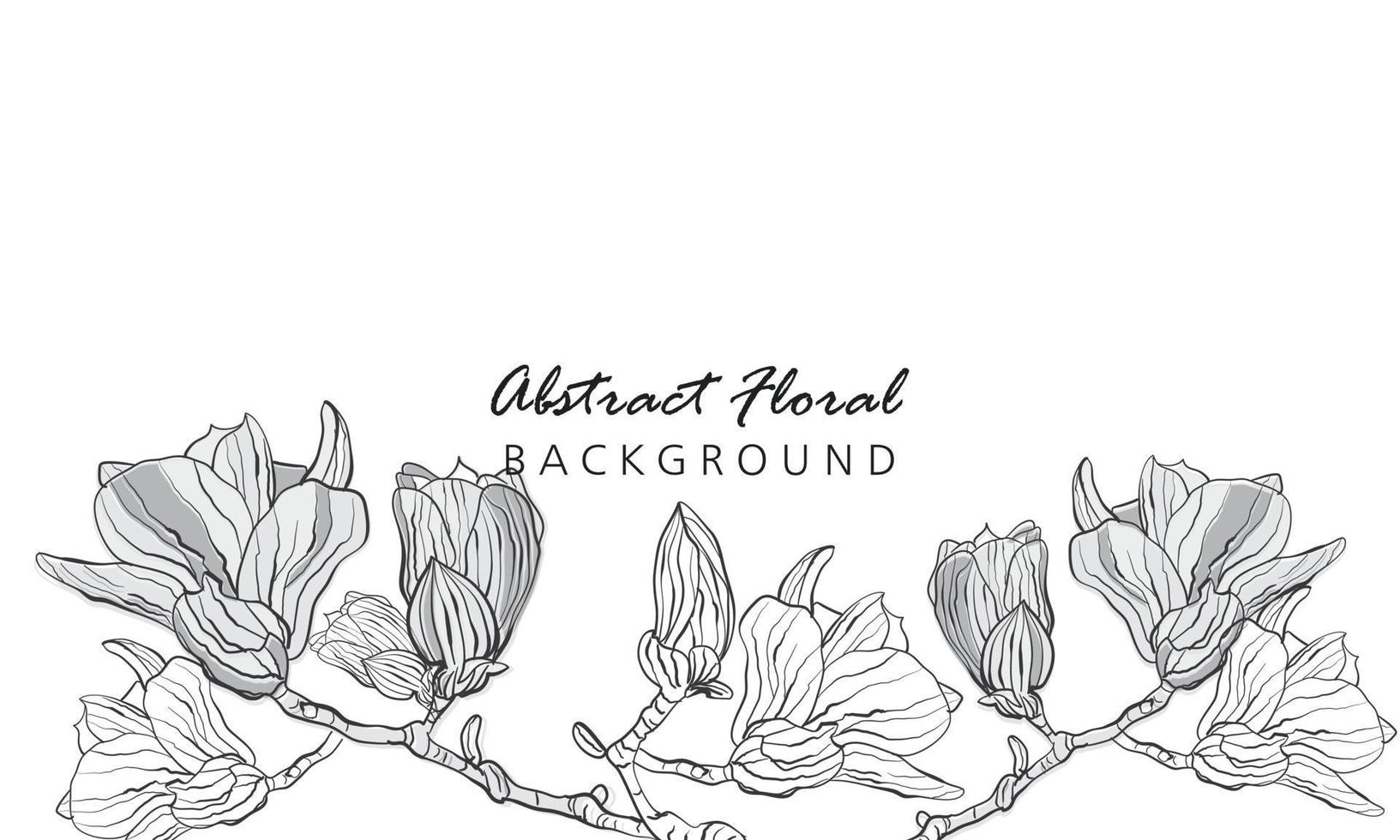 magnolia fiore disegno illustrazione vettore