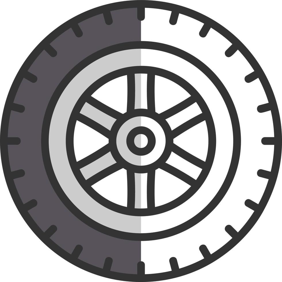 pneumatico vettore icona design