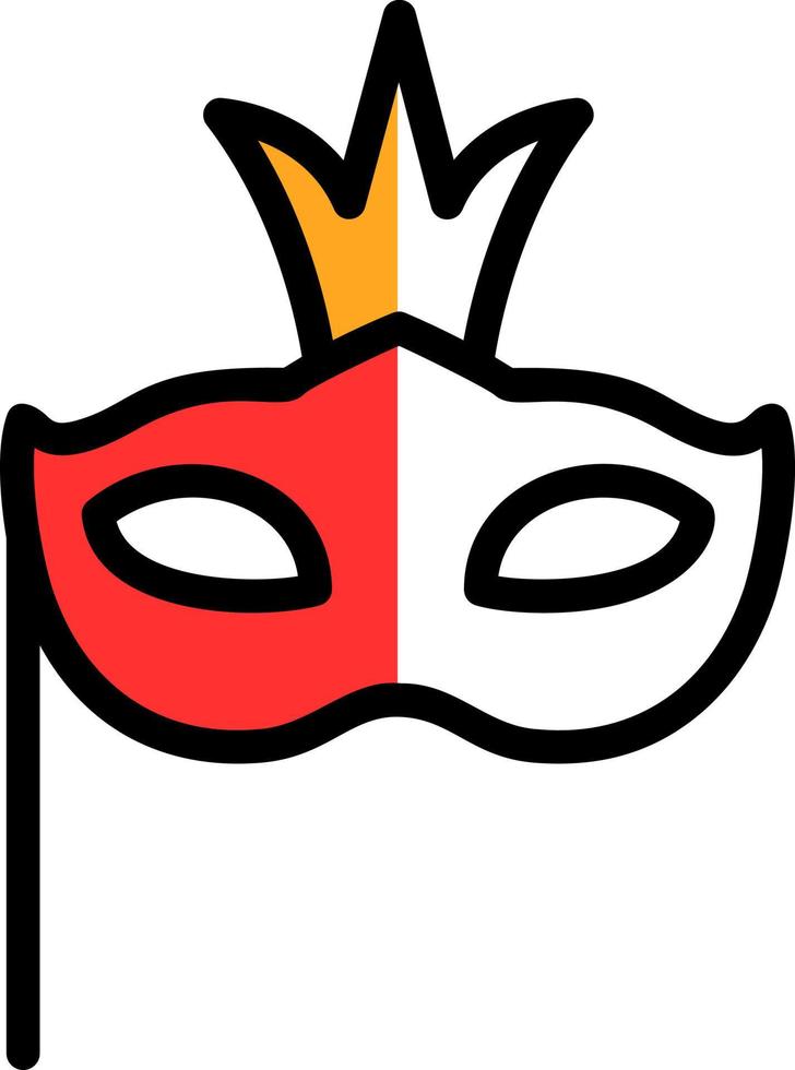 carnevale maschera vettore icona design
