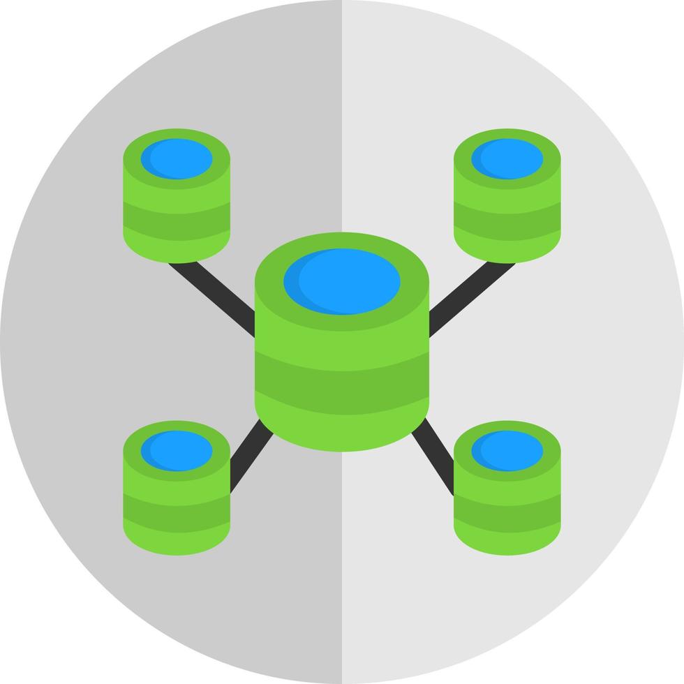 Banca dati vettore icona design