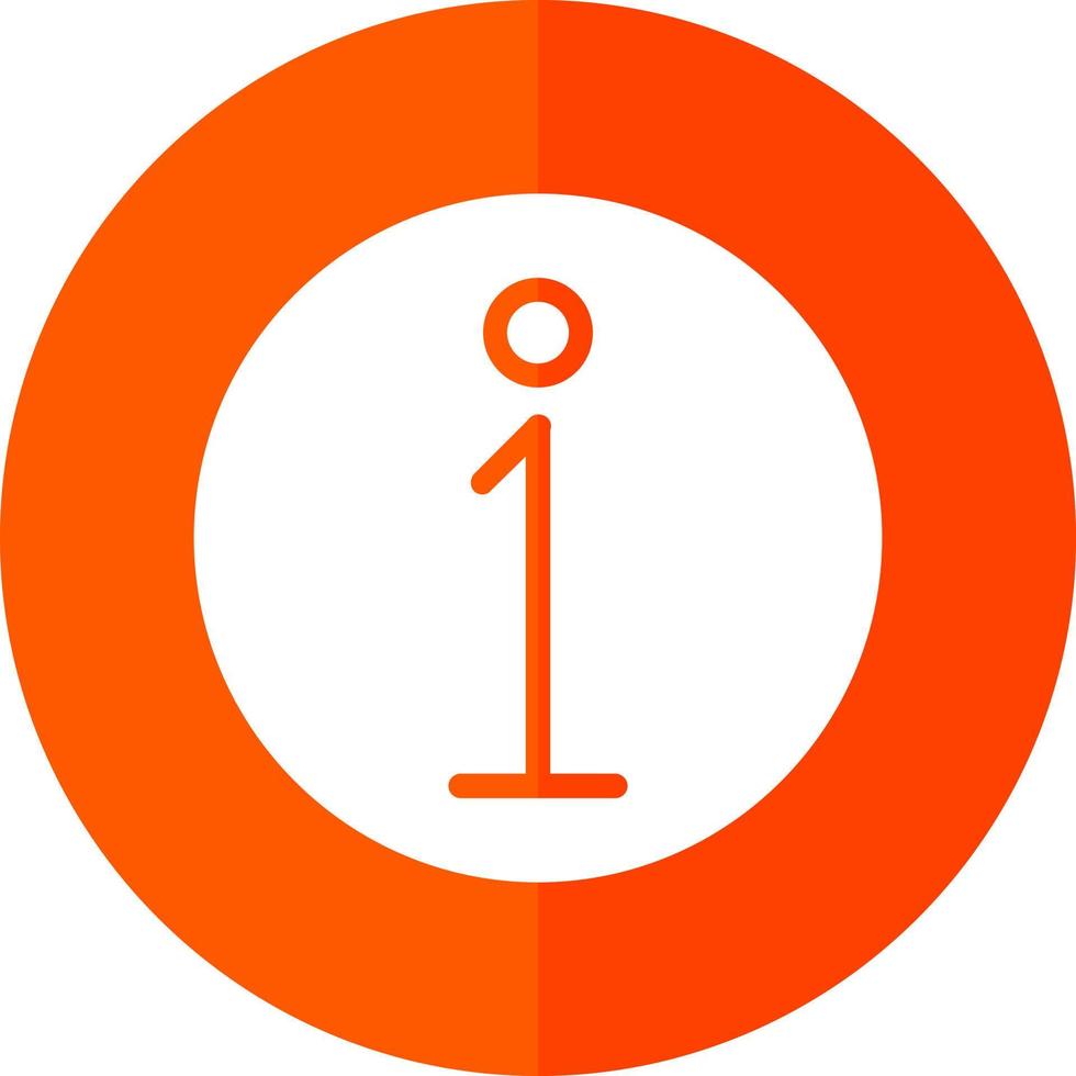 Informazioni cerchio vettore icona design