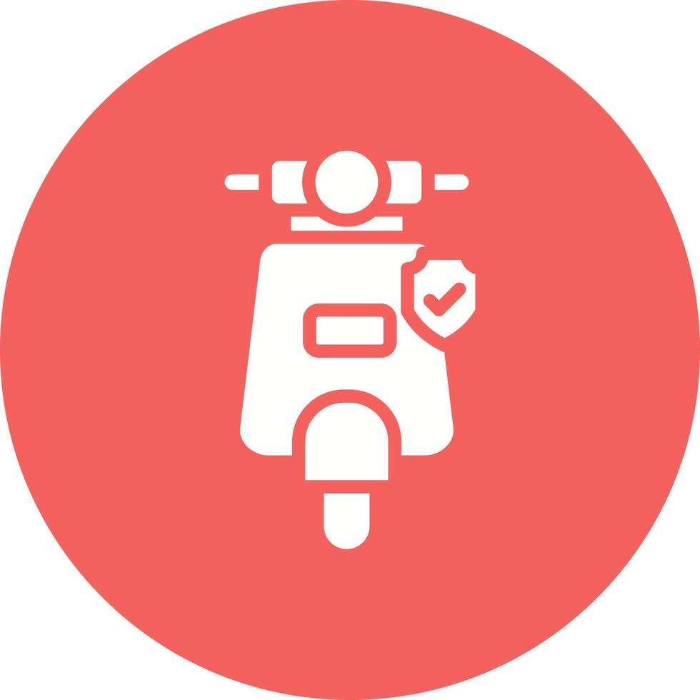 scooter assicurazione vettore icona