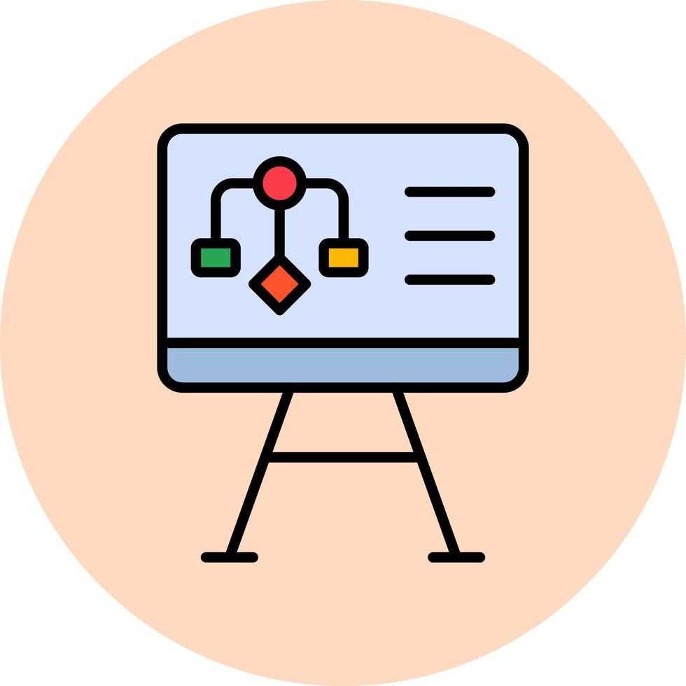 progetto schema vettore icona