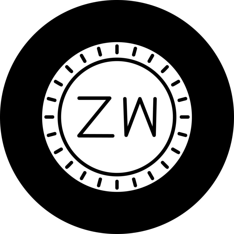 Zimbabwe comporre codice vettore icona