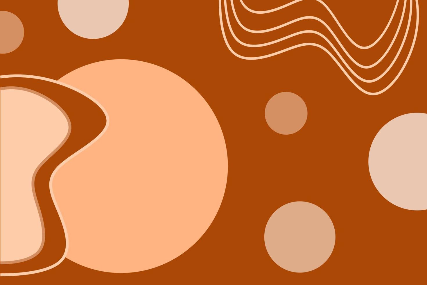 colorato geometrico onda cerchio sfondo. arancia elementi con fluido Linee. dinamico forme composizione. eps vettore. gratuito vettore. vettore