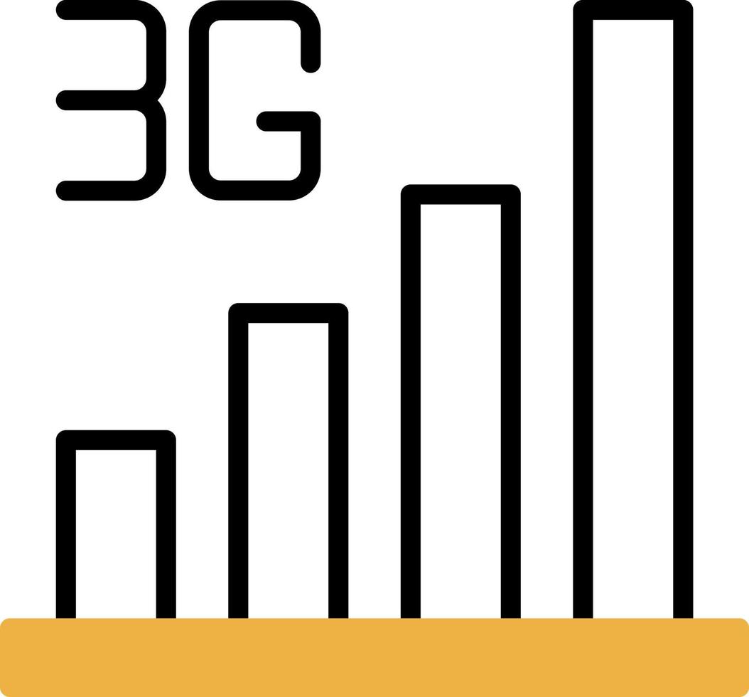 3g vettore icona design