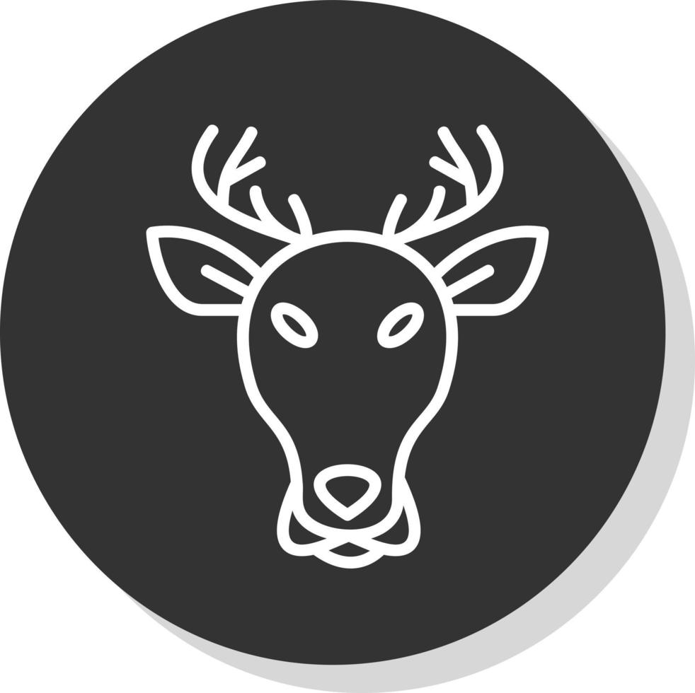 cervo vettore icona design