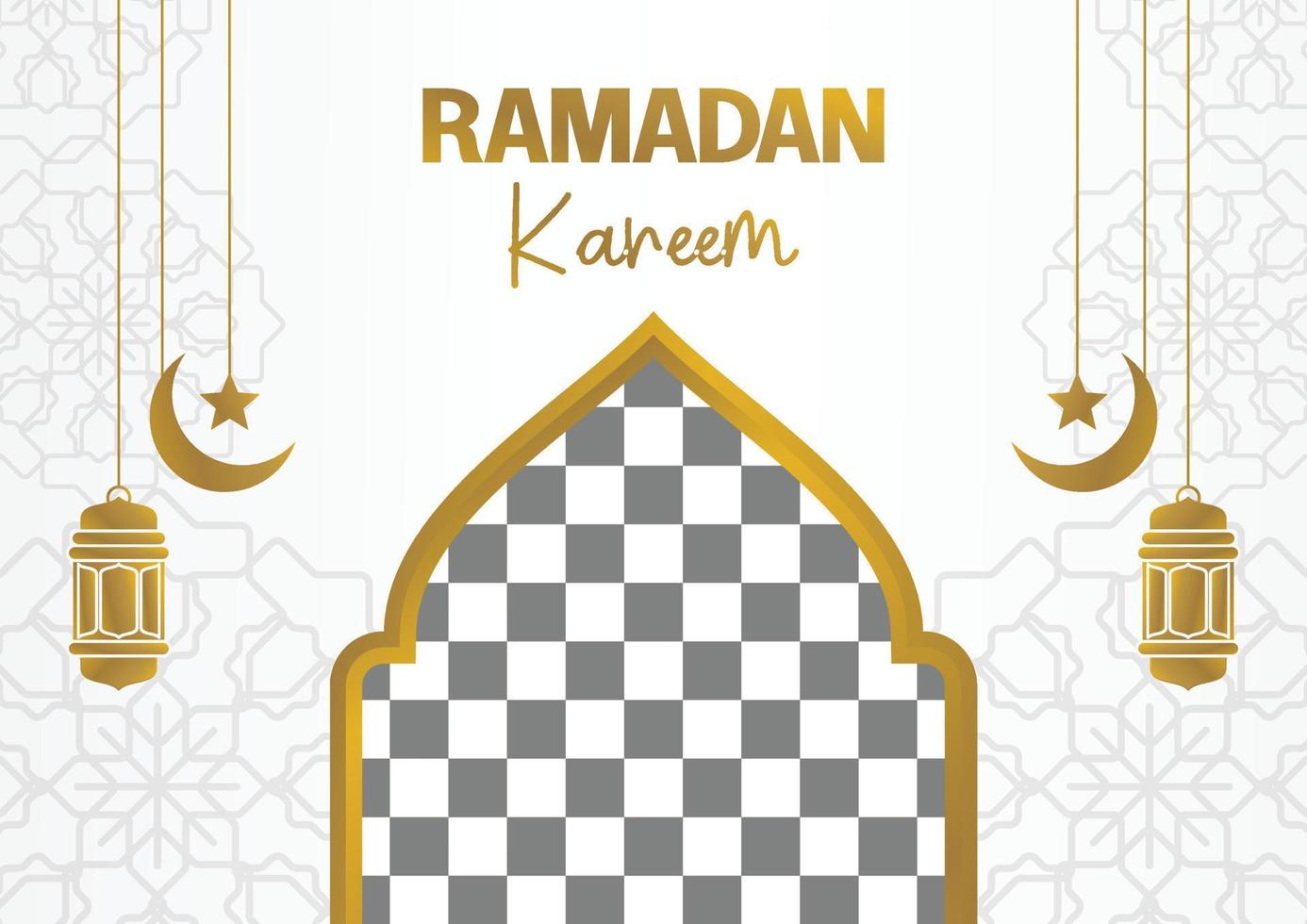 modificabile Ramadan vendita manifesto modelli. con mandala, Luna, stella e lanterna ornamenti. design per sociale media e ragnatela. vettore illustrazione