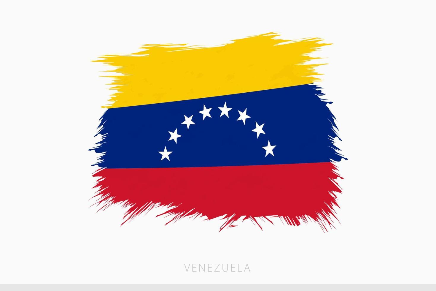 grunge bandiera di Venezuela, vettore astratto grunge spazzolato bandiera di Venezuela.