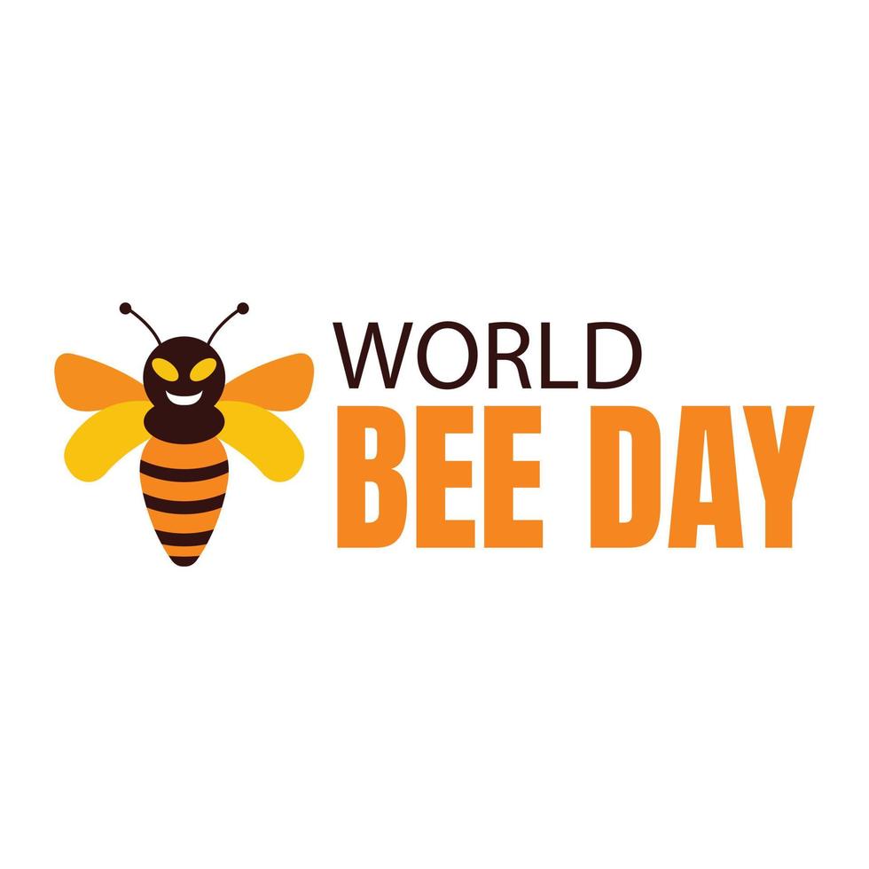 illustrazione vettore grafico di miele ape sorridente, Perfetto per internazionale giorno, mondo ape giorno, celebrare, saluto carta, eccetera.