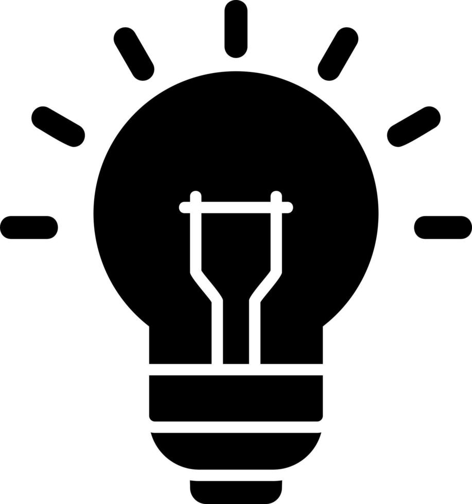 idea lampadina vettore icona