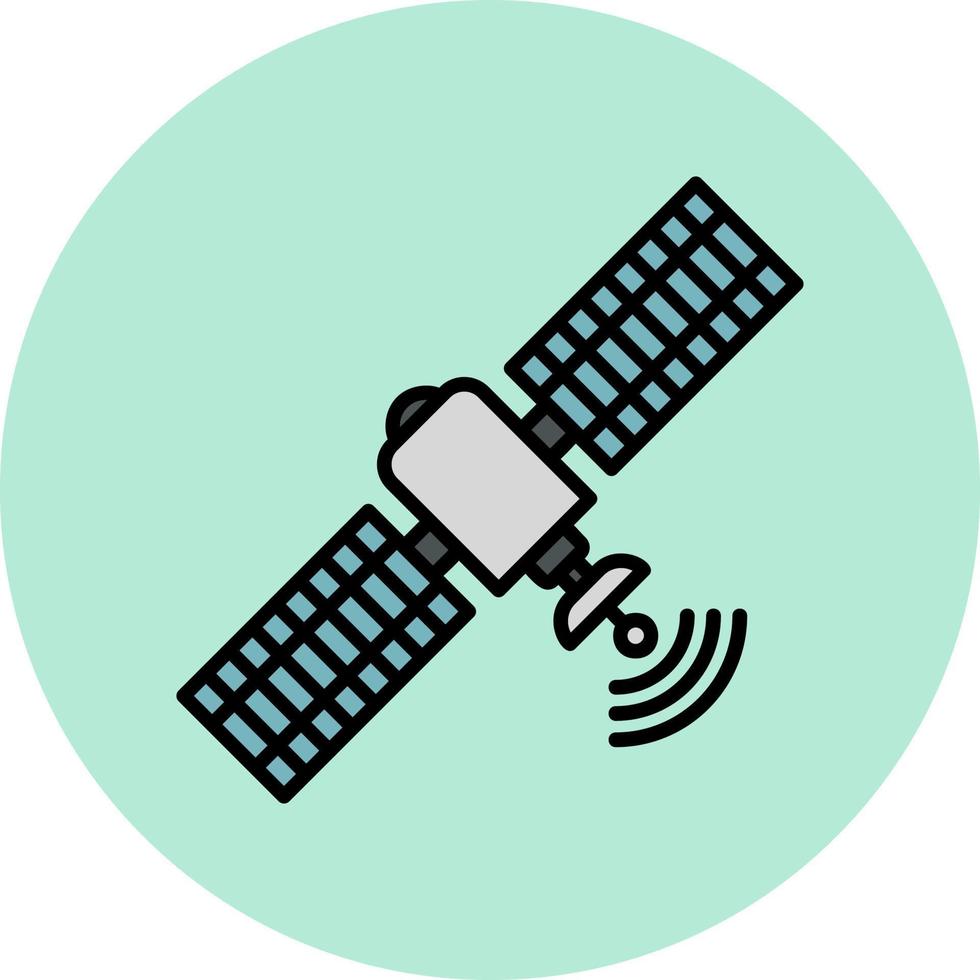 satelite vettore icona