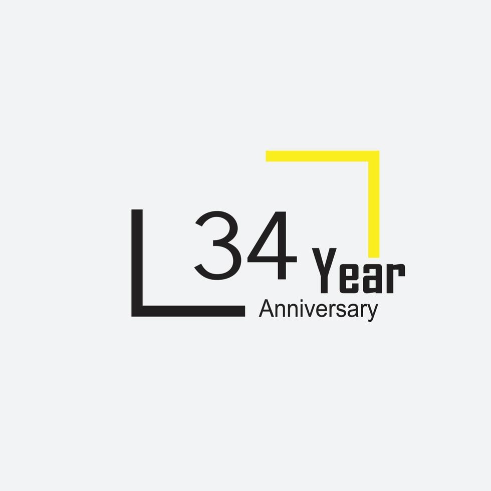 stile logotipo anniversario con scrittura a mano colore dorato per eventi celebrativi, matrimoni, biglietti di auguri e inviti vettore