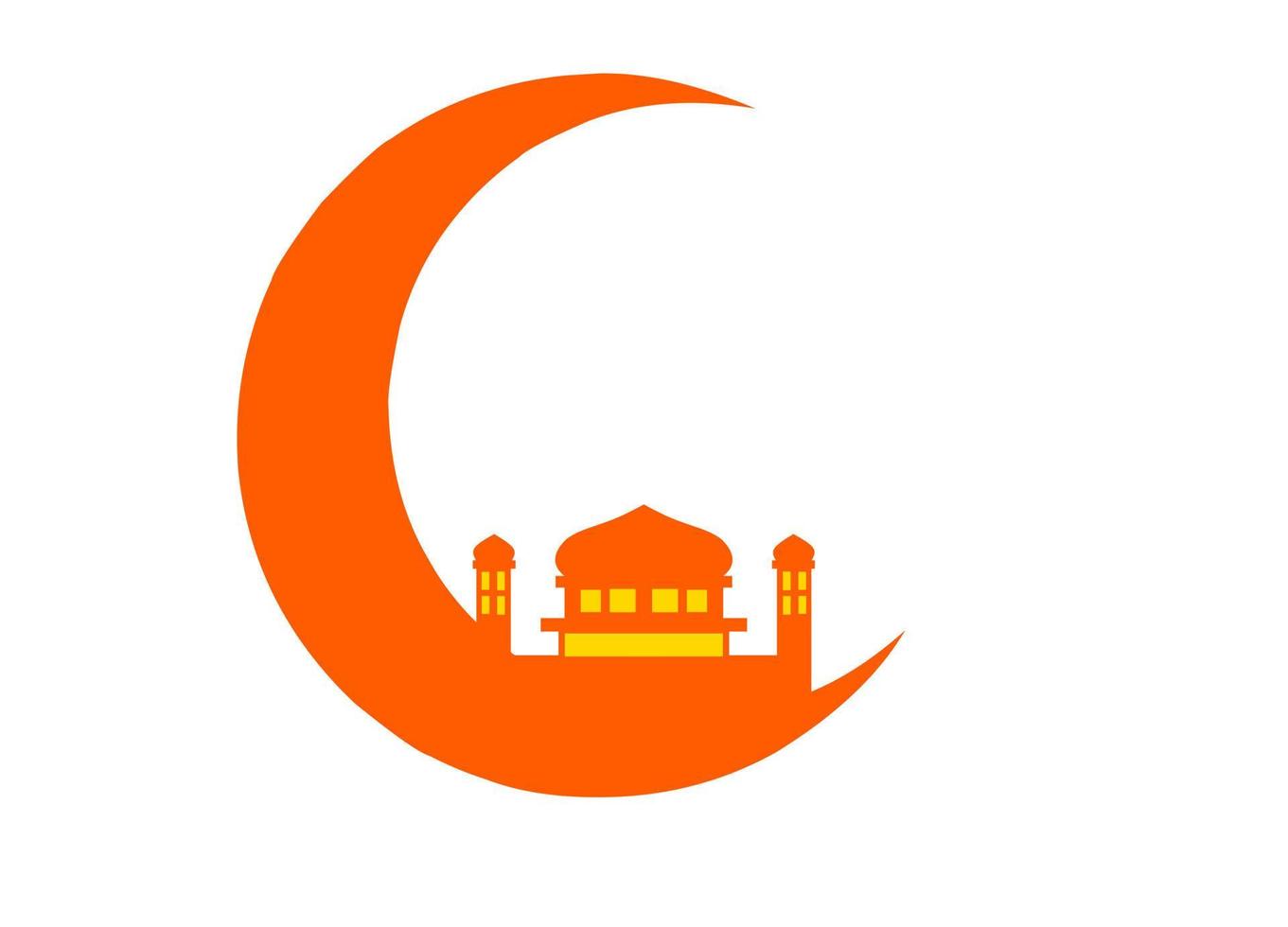 moschea illustrazione, moschea icona con elegante concetto, Perfetto per Ramadan design vettore