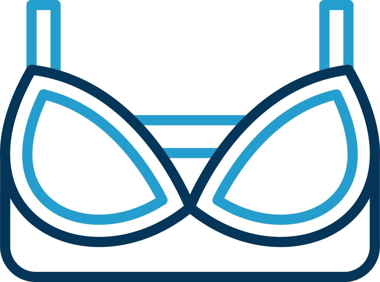 reggiseno vettore icona design