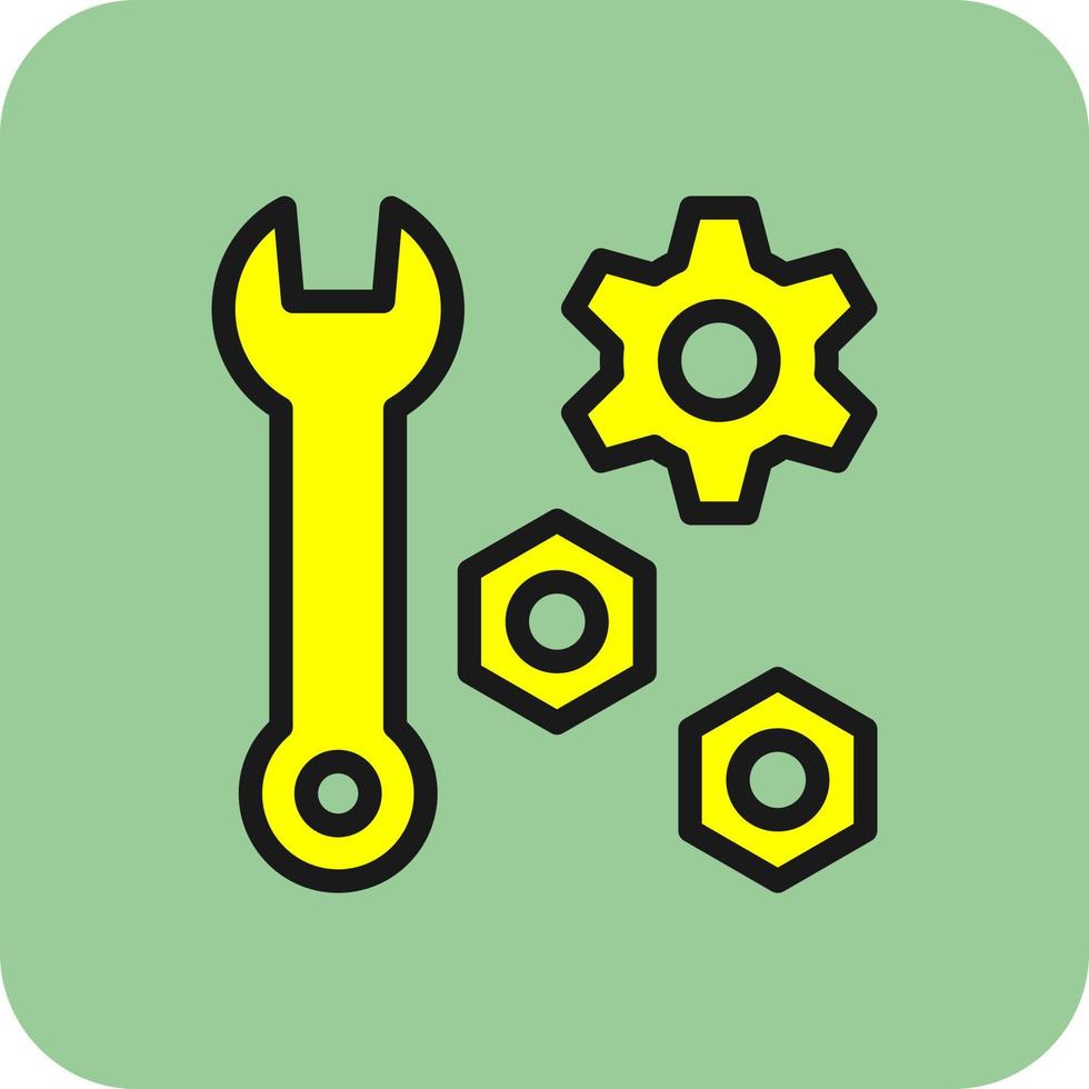 riparazione utensili vettore icona design