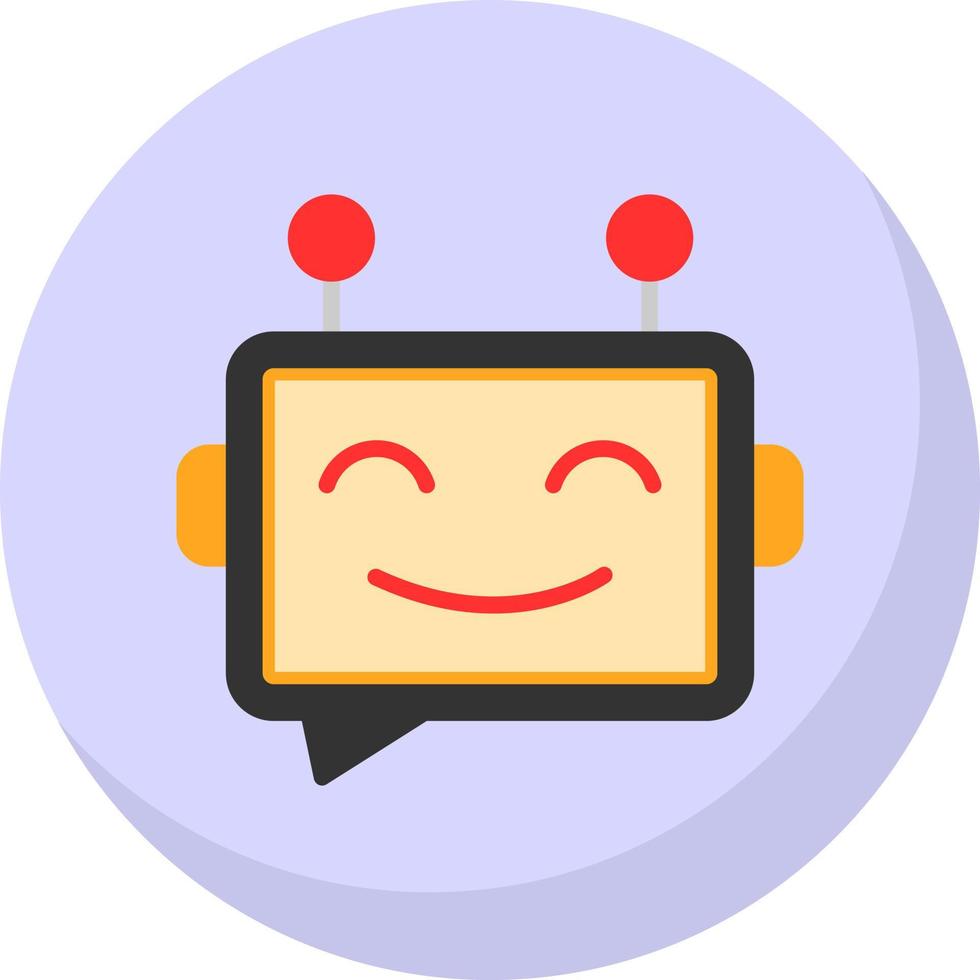 chatbot vettore icona design