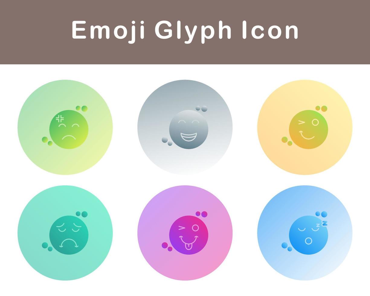 emoji vettore icona impostato