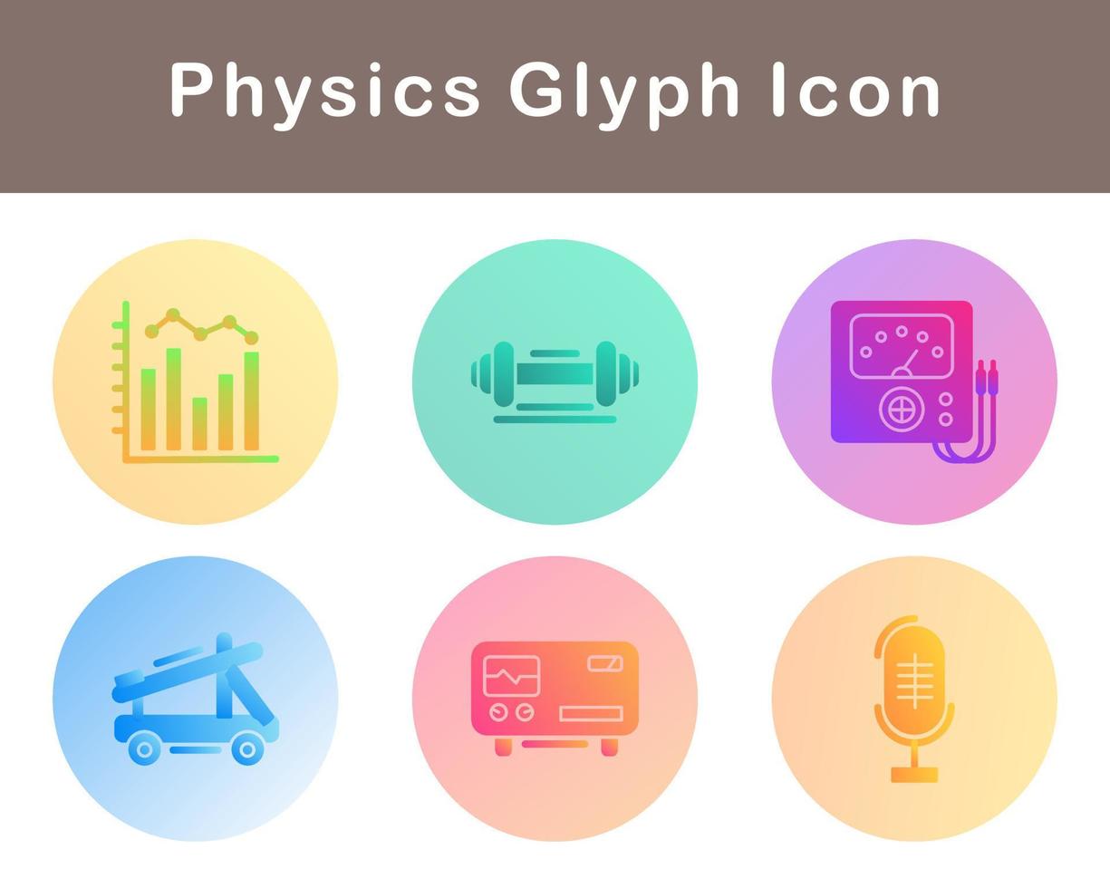 fisica vettore icona impostato