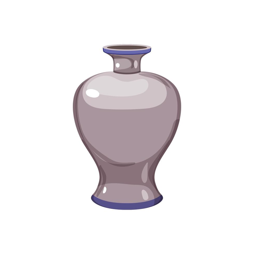 ceramica antico vaso cartone animato vettore illustrazione