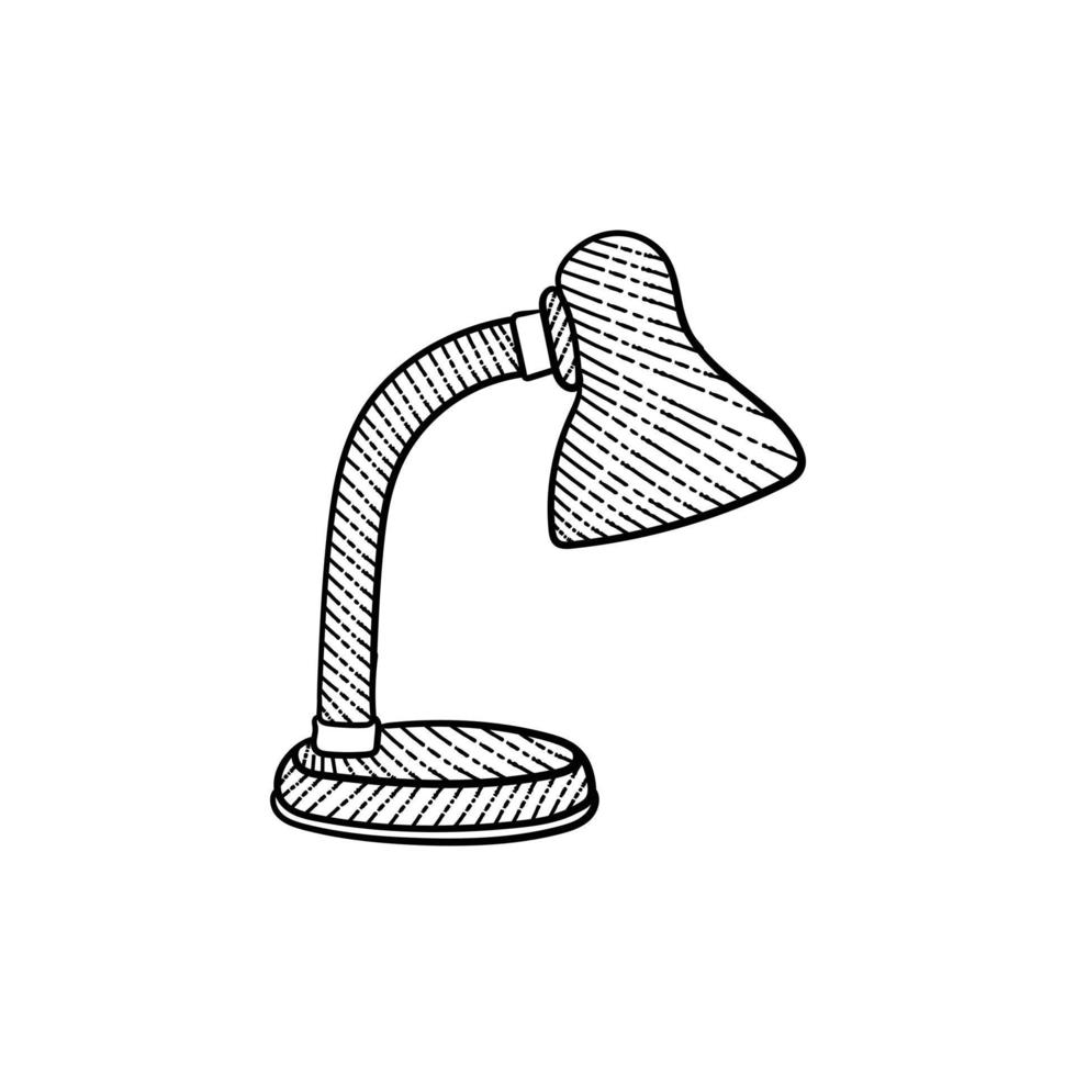 lampada tavolo in piedi Vintage ▾ arte design vettore