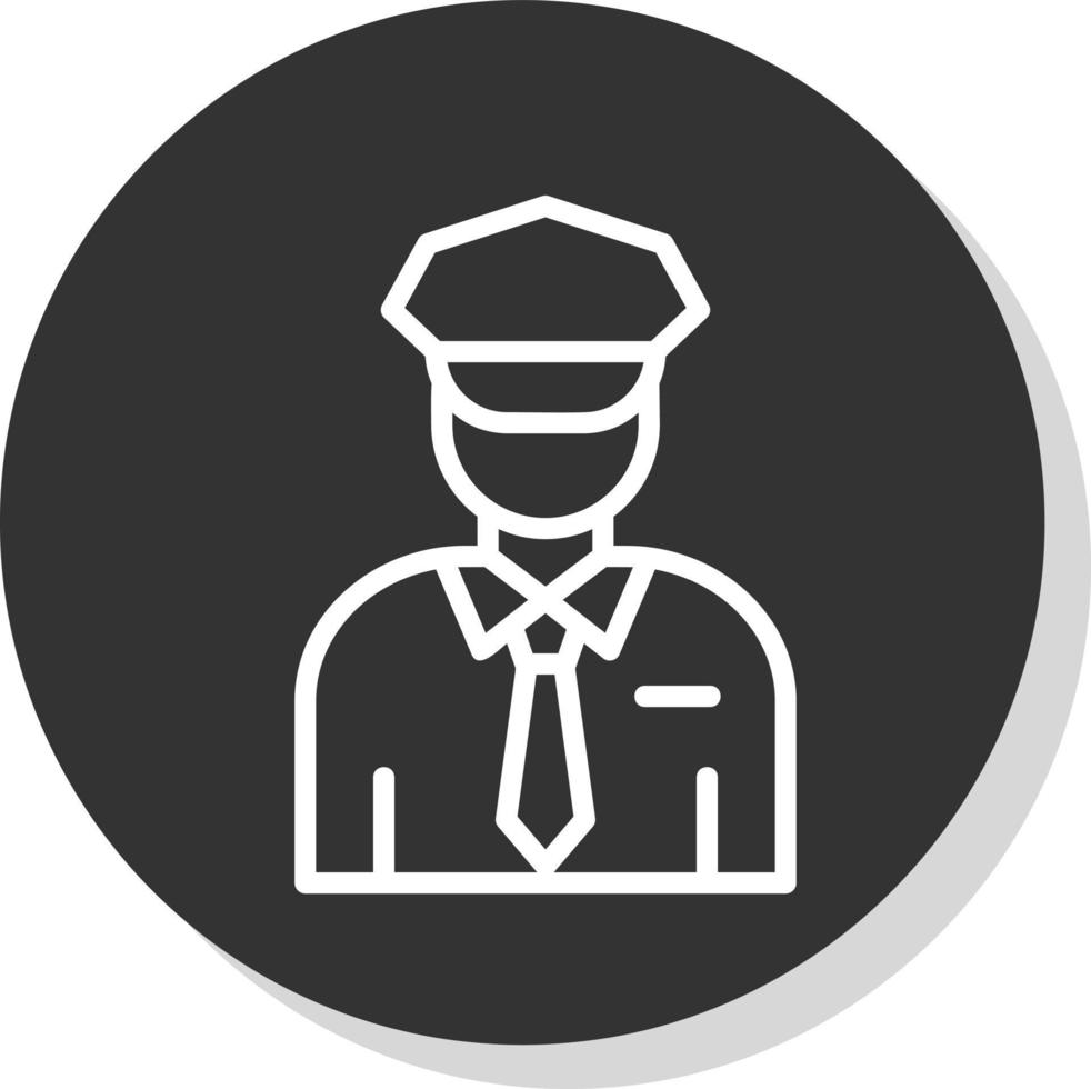 sicurezza guardia vettore icona design