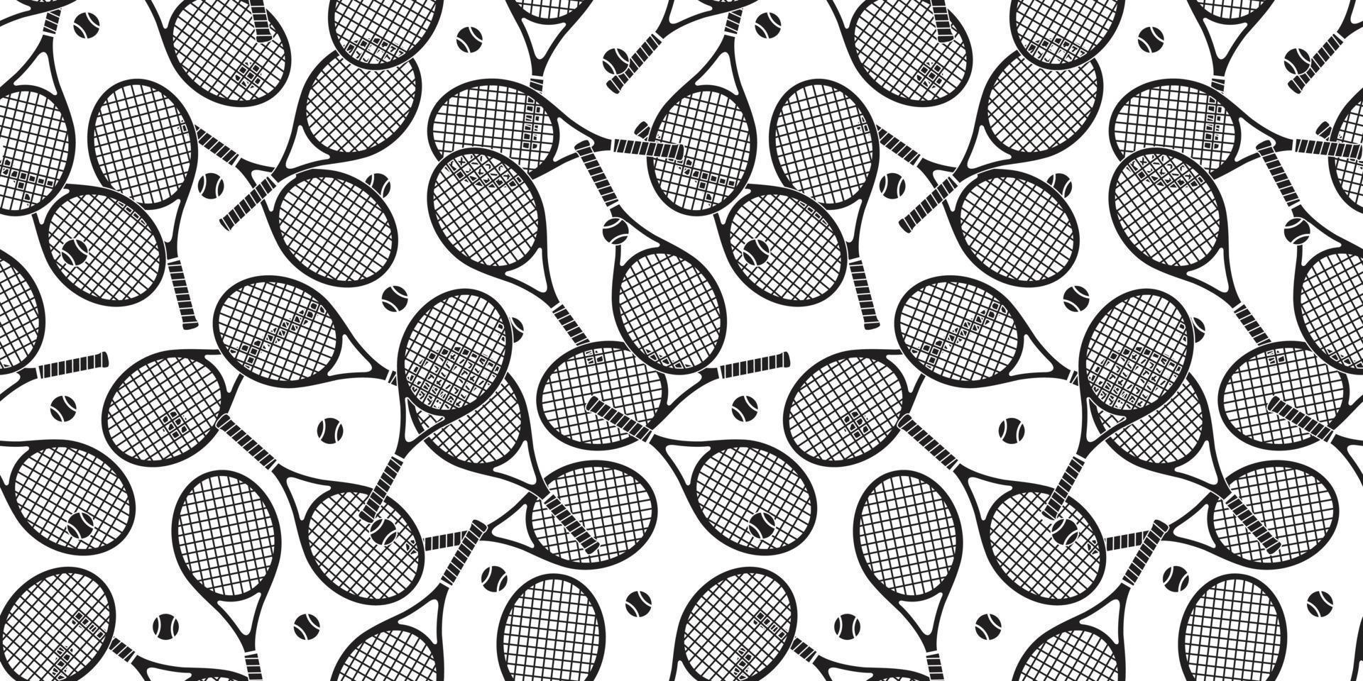 tennis racchetta senza soluzione di continuità modello vettore badminton sfondo isolato sfondo bianca