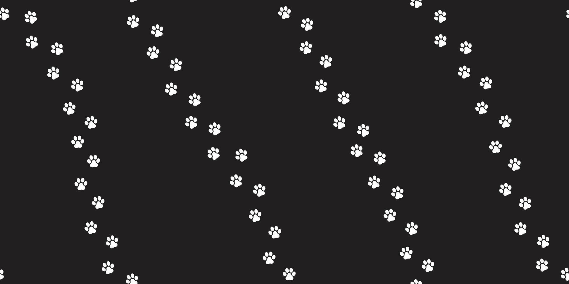 cane zampa senza soluzione di continuità modello vettore gatto zampa piede Stampa isolato sfondo sfondo