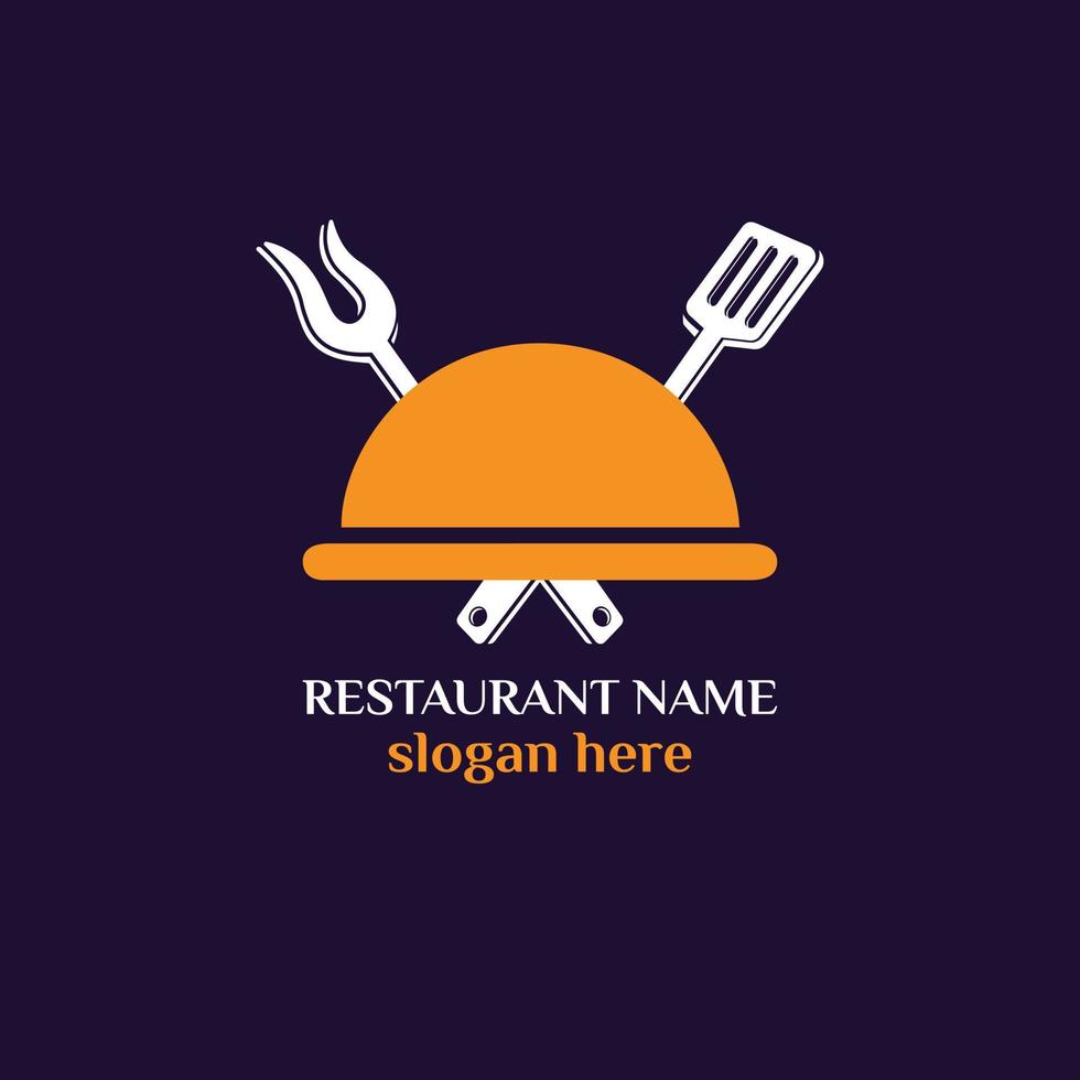 ristorante, cucina, cucina, cucinando, capocuoco logo design vettore arte grafica