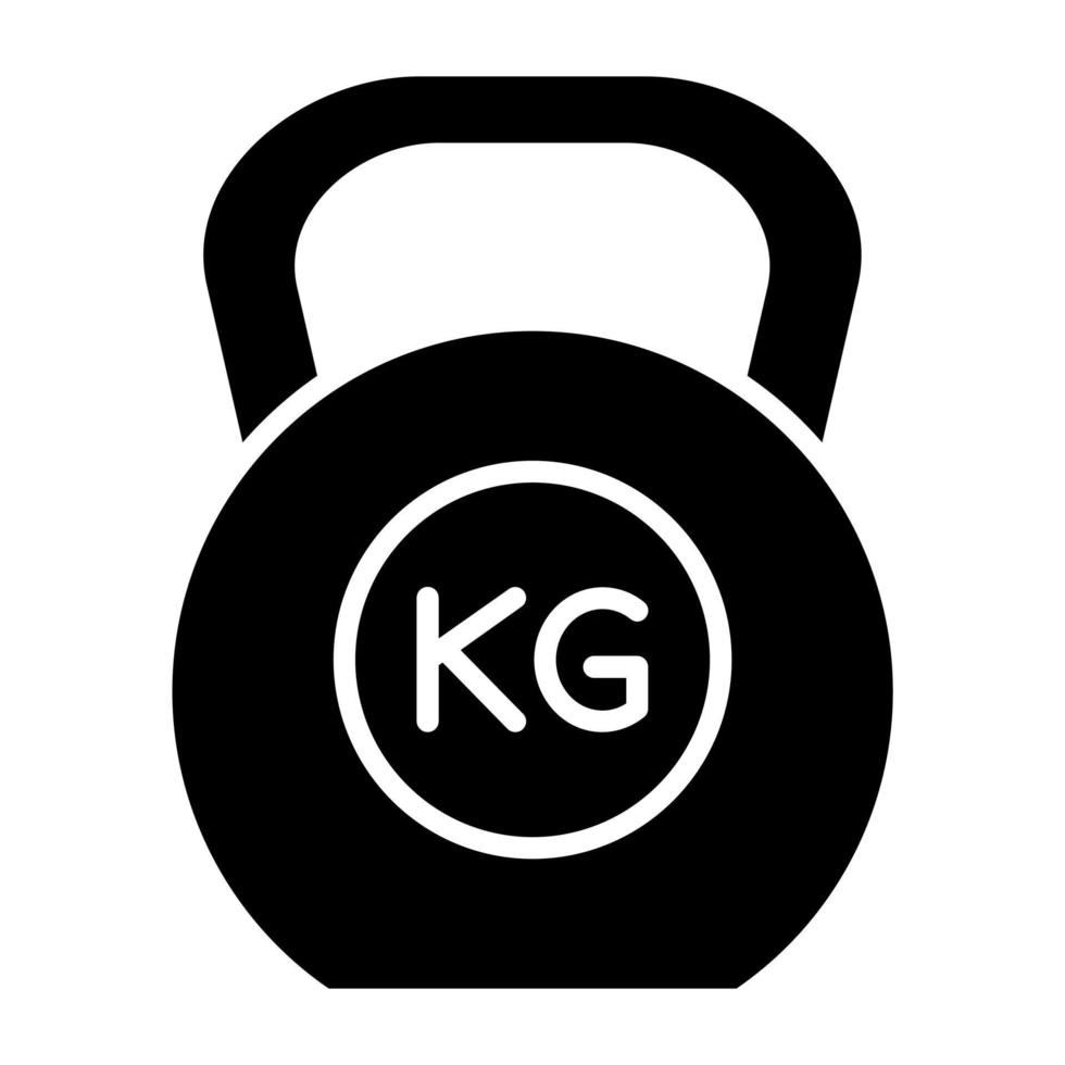 10933 - kettlebell.eps vettore