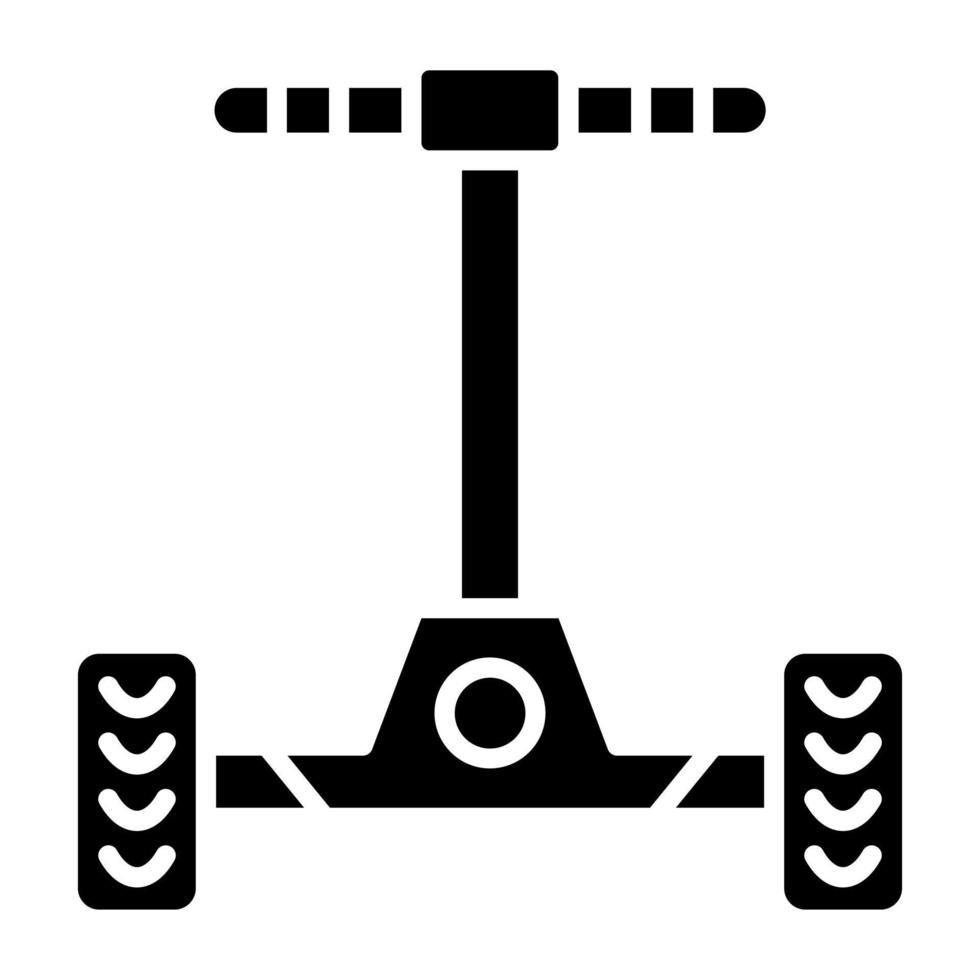 stile icona hoverboard vettore