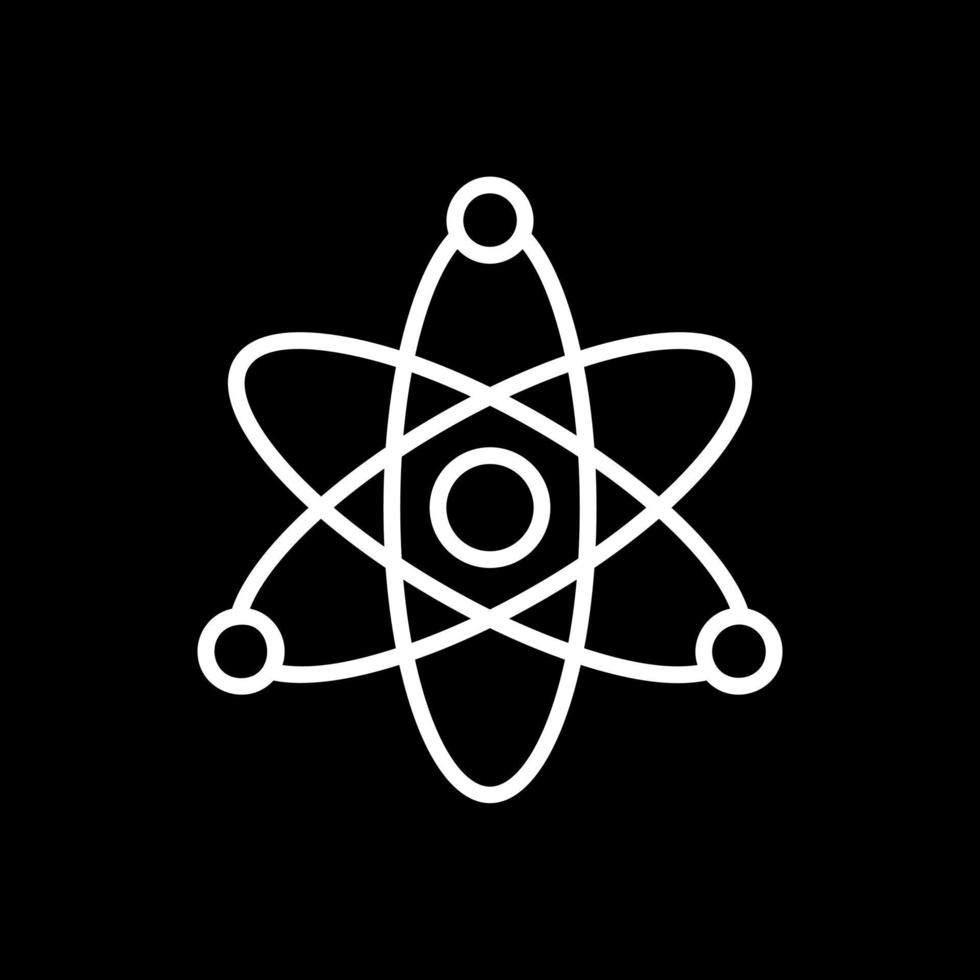 atomo vettore icona design